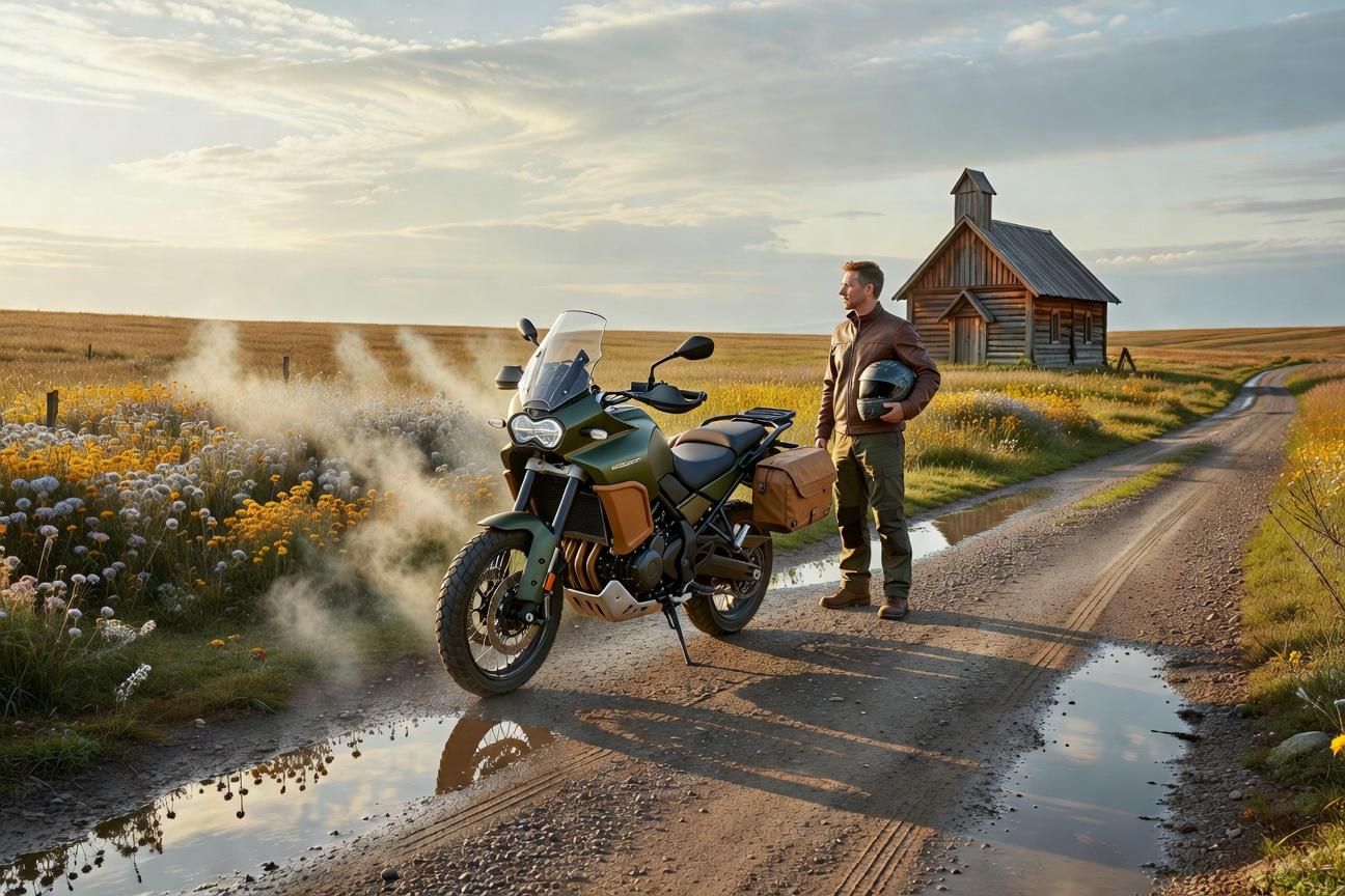 Etyczne podróżowanie motocyklem po małych miejscowościach
