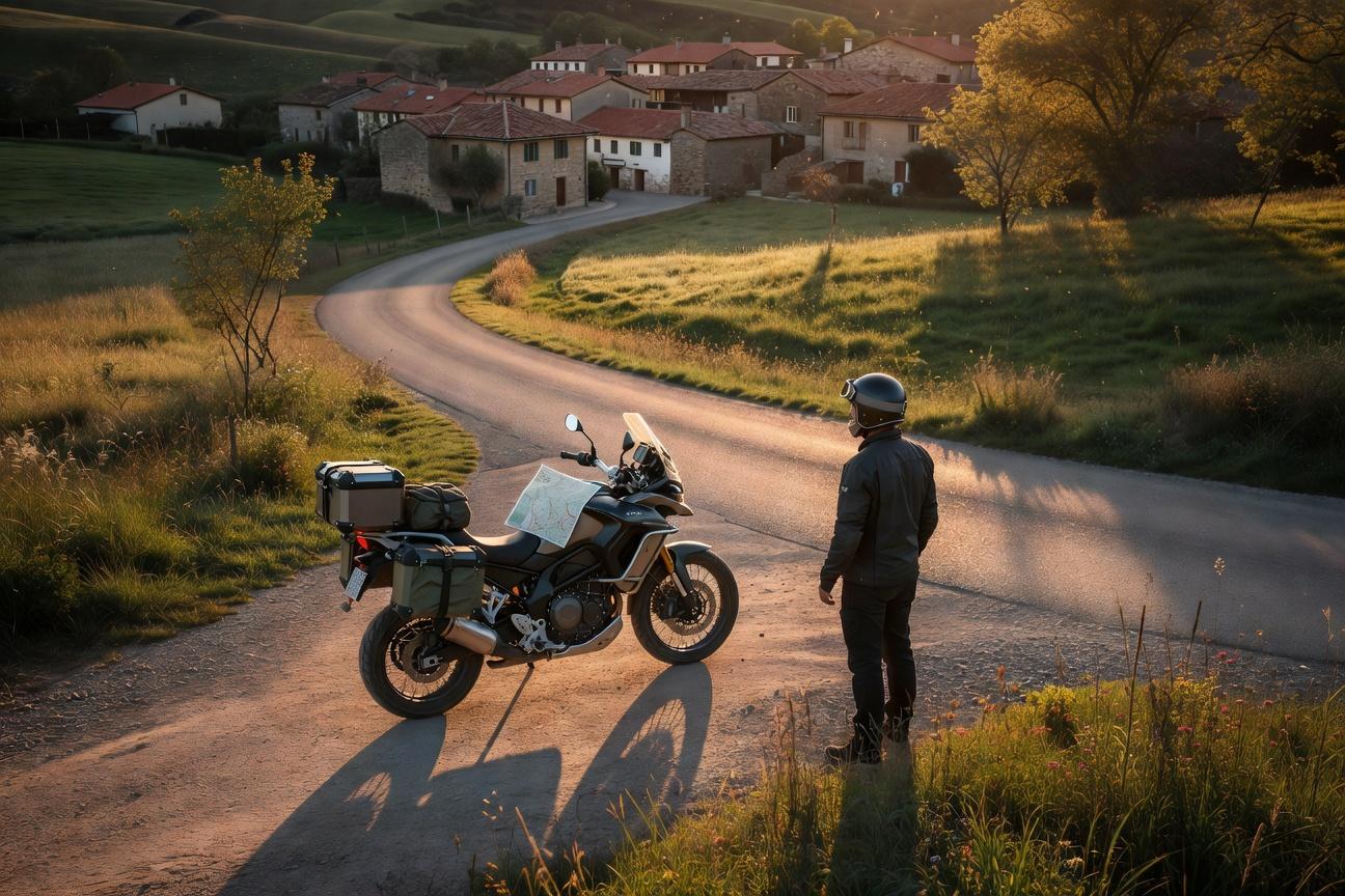 Etyczne podróżowanie motocyklem po małych miejscowościach
