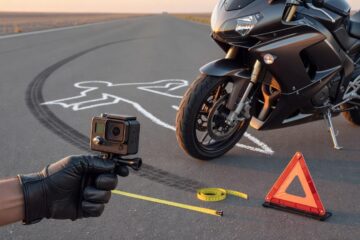 Jak dokumentować miejsce zdarzenia z udziałem motocykla