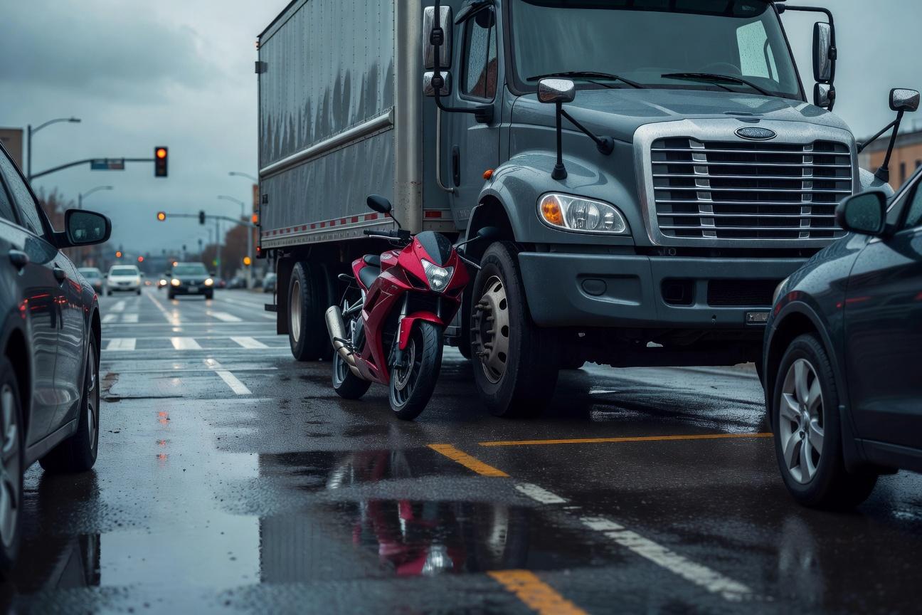Martwe pola samochodów, busów i ciężarówek - gdzie motocyklista nie powinien jechać