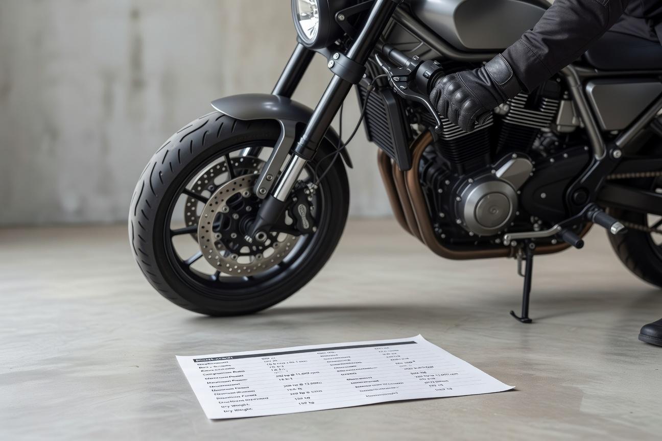 Masa motocykla na papierze a odczuwalna ciężkość przy manewrach