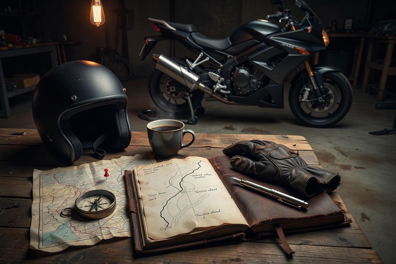 Motocyklowa mapa miejsc wrócę tu - jak ją budować przez lata