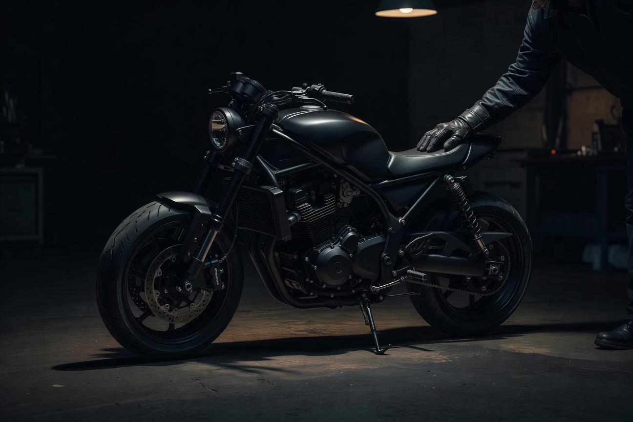 Obniżanie motocykla - skutki dla geometrii, stopki i komfortu