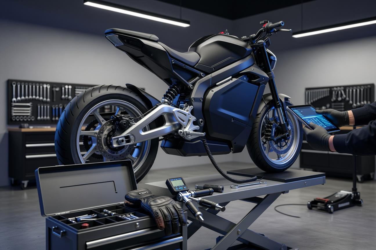 Serwis motocykla elektrycznego - co odpada, a co staje się ważniejsze