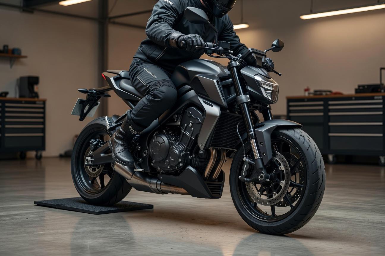 Test garażowy - czy dasz radę samodzielnie przepchnąć motocykl