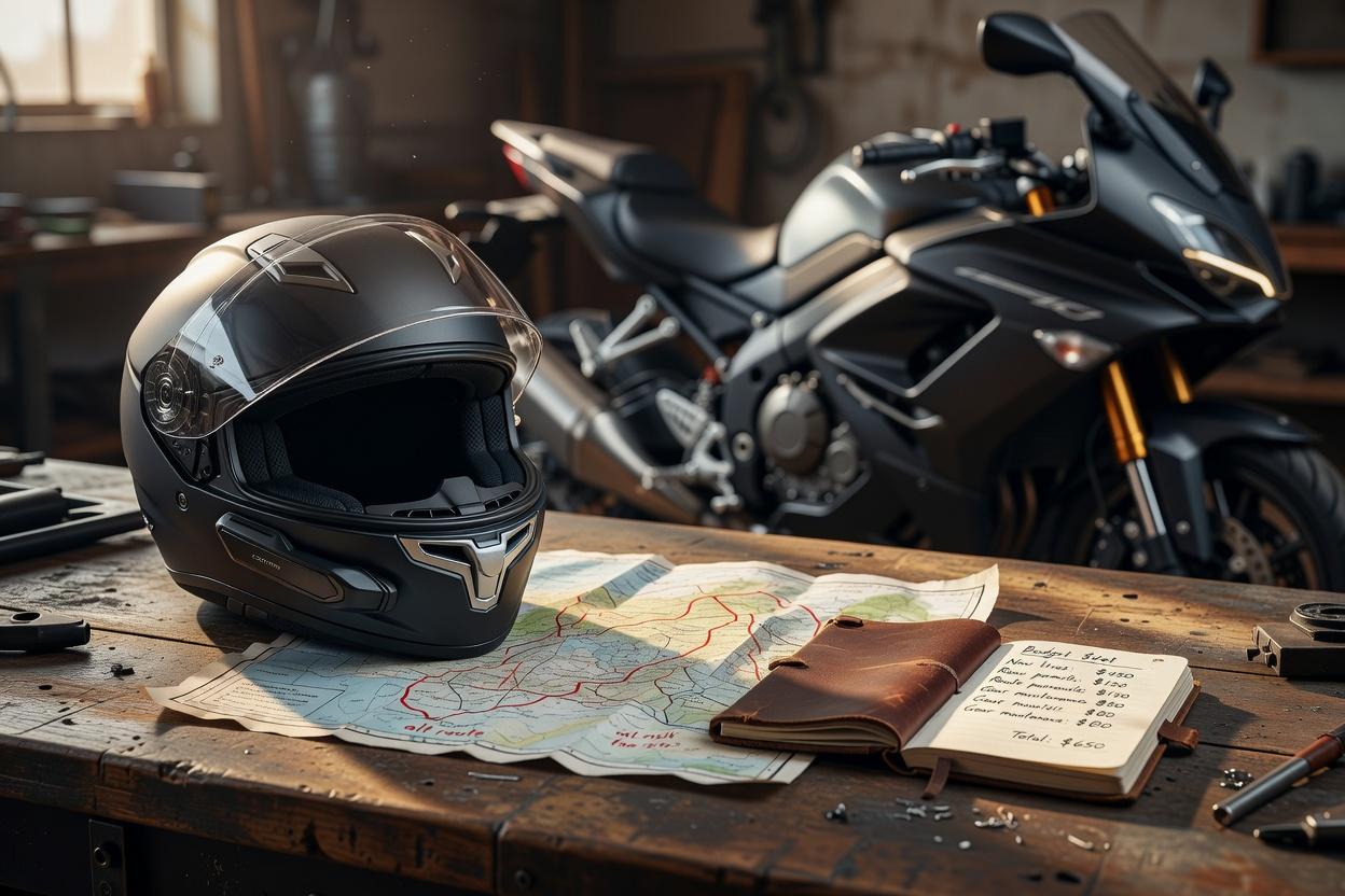 Jak planować cele motocyklowe na sezon - szkolenia, trasy, budżet