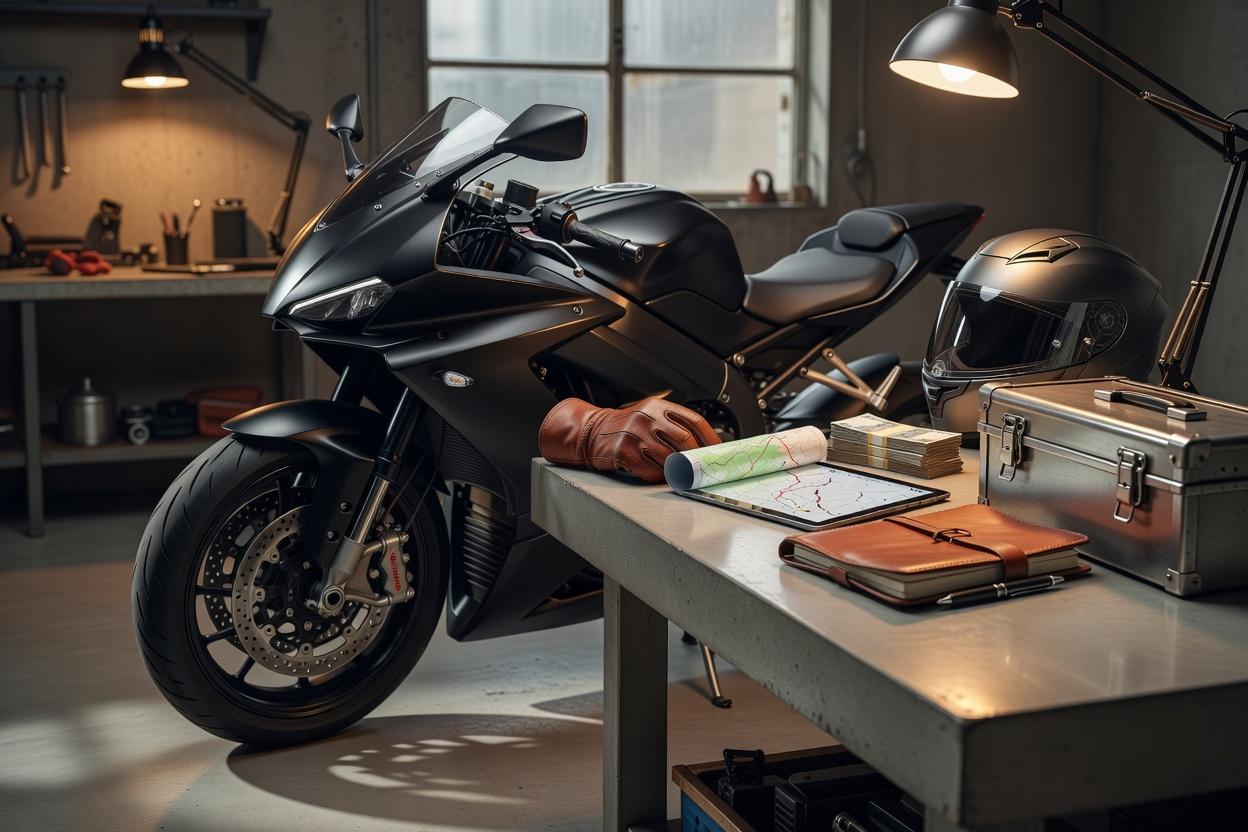 Jak planować cele motocyklowe na sezon - szkolenia, trasy, budżet