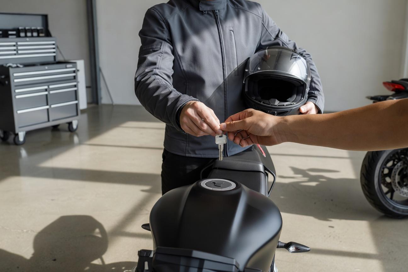 Jazda próbna używanym motocyklem - zasady bezpieczeństwa dla obu stron