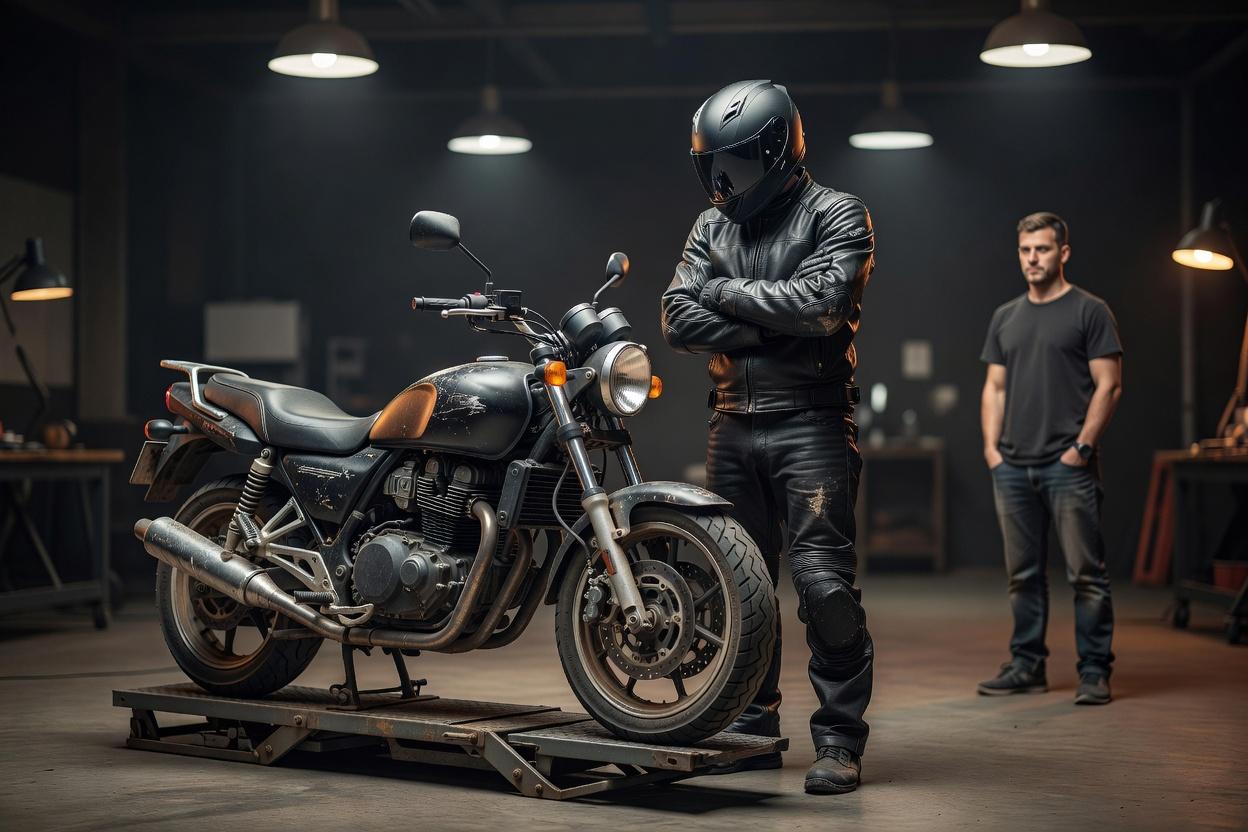 Jazda próbna używanym motocyklem - zasady bezpieczeństwa dla obu stron